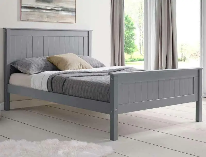 BPB Tars Grey High Footend Bed Frame