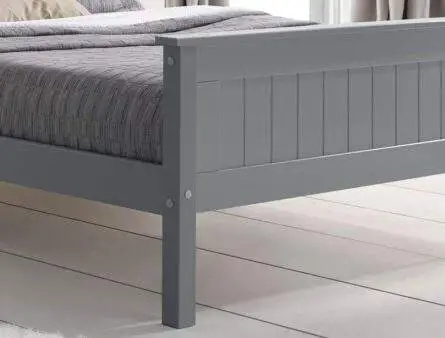 BPB Tars Grey High Footend Bed Frame