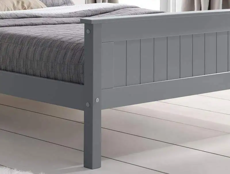 BPB Tars Grey High Footend Bed Frame