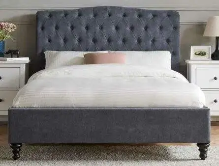 BPB Rosalind Dark Grey Bed Frame