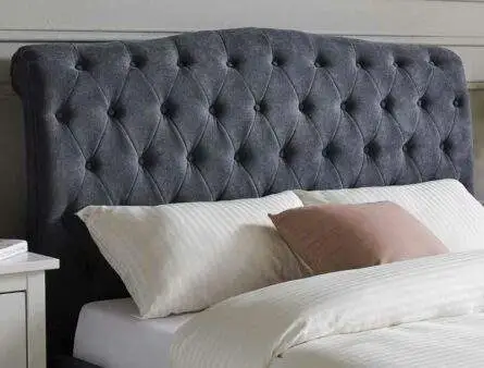 BPB Rosalind Dark Grey Bed Frame