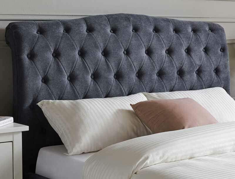 BPB Rosalind Dark Grey Bed Frame
