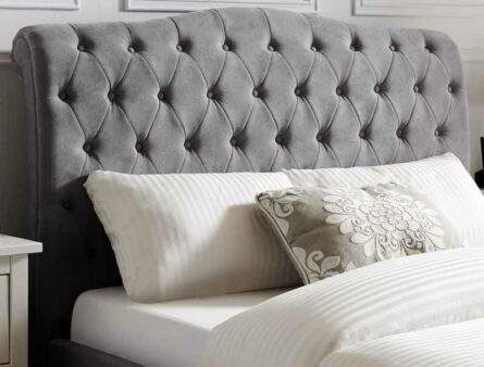 BPB Rosalind Light Grey Bed Frame