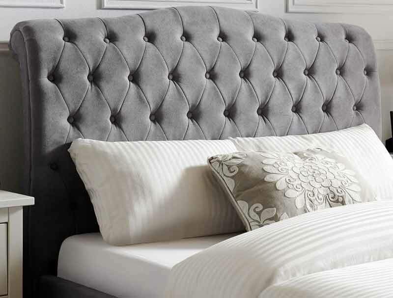 BPB Rosalind Light Grey Bed Frame