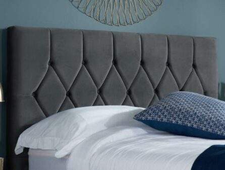 Birlea Loxley Grey Colour Fabric Bed Frame