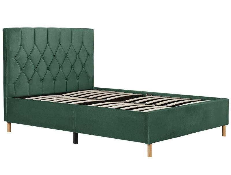 Birlea Loxley Green Fabric Bed Frame