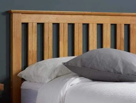 Birlea  Oak Colour Wood Ottoman Bed Frame
