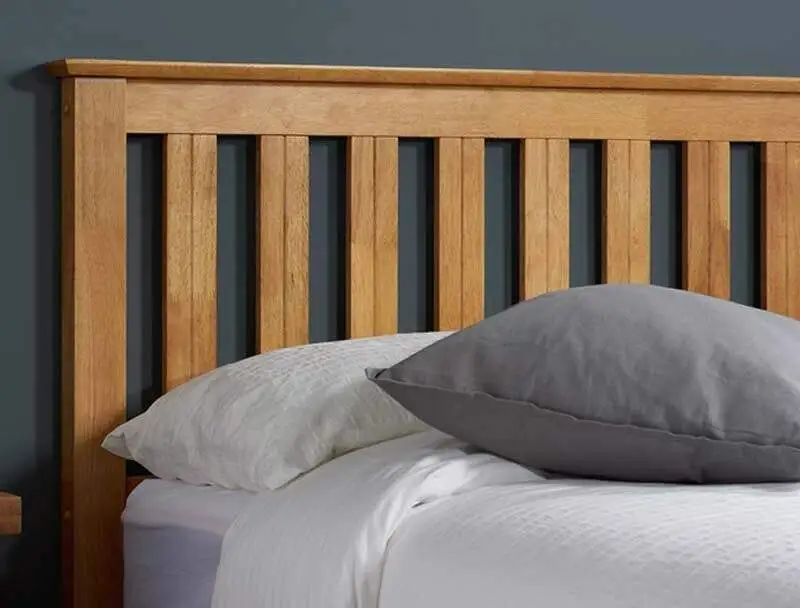 Birlea  Oak Colour Wood Ottoman Bed Frame