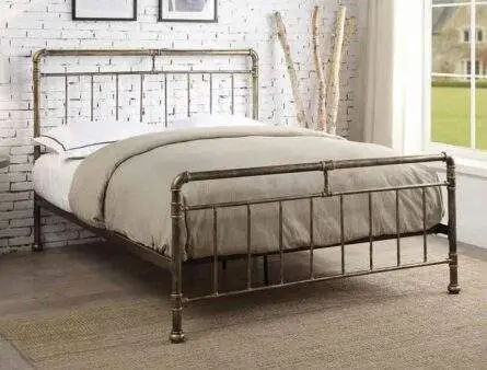 Flintshire Furniture Cilcain Antique Bronze Bed Frame
