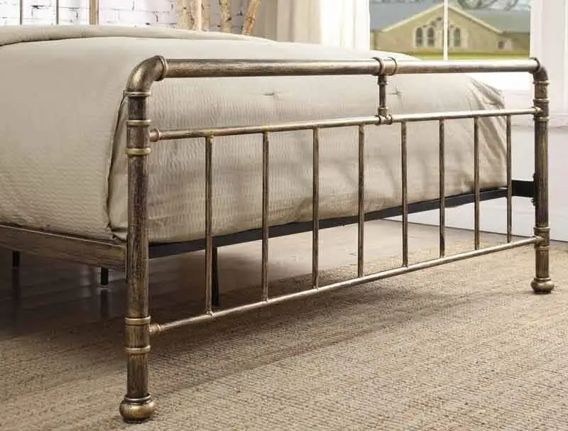Flintshire Furniture Cilcain Antique Bronze Bed Frame