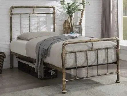 Flintshire Furniture Cilcain Antique Bronze Bed Frame