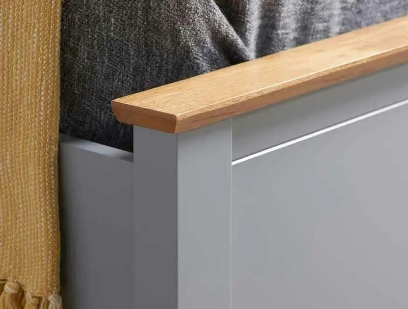 Birlea Stone Grey Painted Ottoman Bed Frame