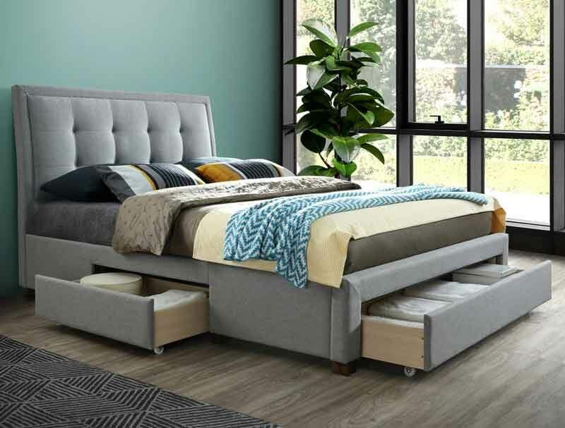 Birlea Shelby Fabric Drawer Bed Frame