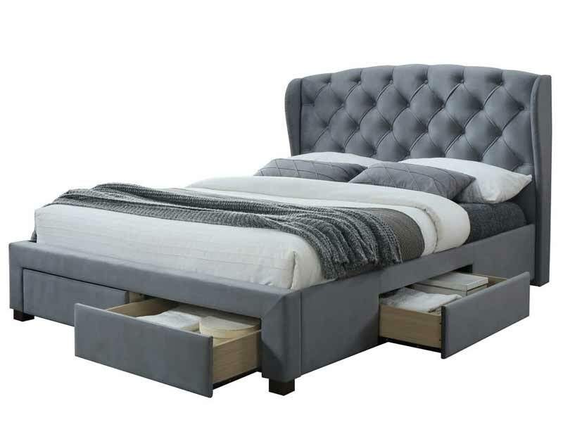 Birlea Hope Fabric Drawer Bed Frame