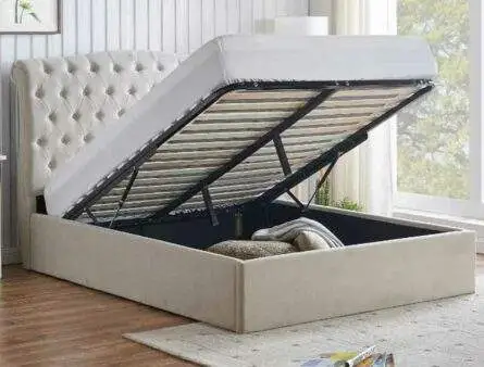 BPB Rosalind  Natural Ottoman Bed Frame