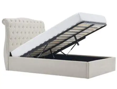 BPB Rosalind  Natural Ottoman Bed Frame