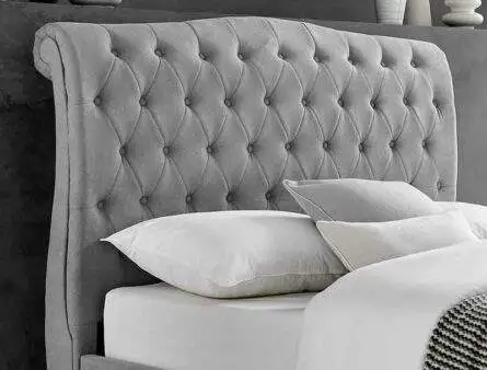 BPB Rosalind Light Grey Ottoman Bed Frame