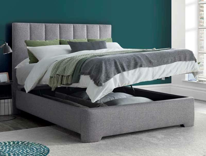 Kaydian Medburn Marbella Grey Ottoman Bed Frame