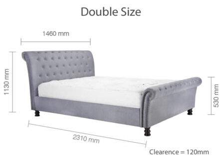 Birlea Opulence Fabric Bed Frame