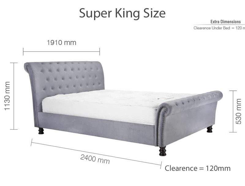 Birlea Opulence Fabric Bed Frame