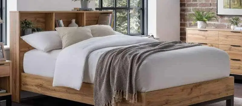 Julian Bowen Bali Bookcase Bed Frame