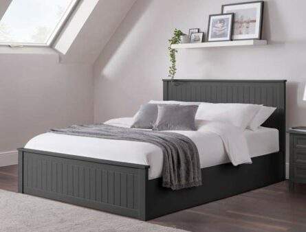 Julian Bowen Maine Anthracite Ottoman Bed Frame