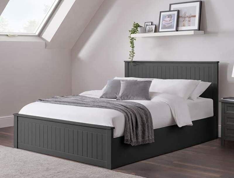 Julian Bowen Maine Anthracite Ottoman Bed Frame