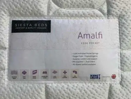 Siesta Amalfi 1500 Cooler Extreme Gel Mattress