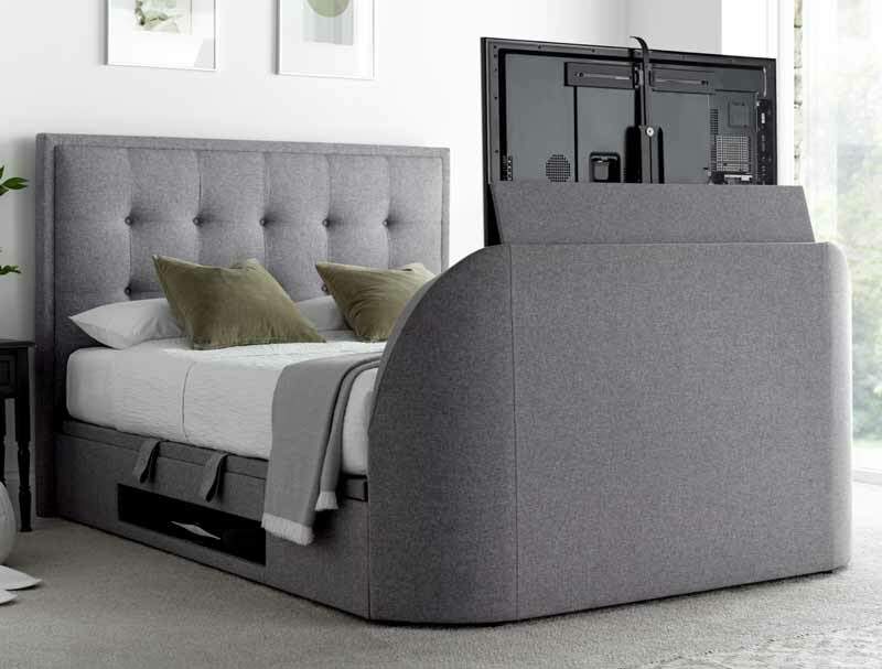 Kaydian Falstone Marbella Grey TV Ottoman Bed Frame