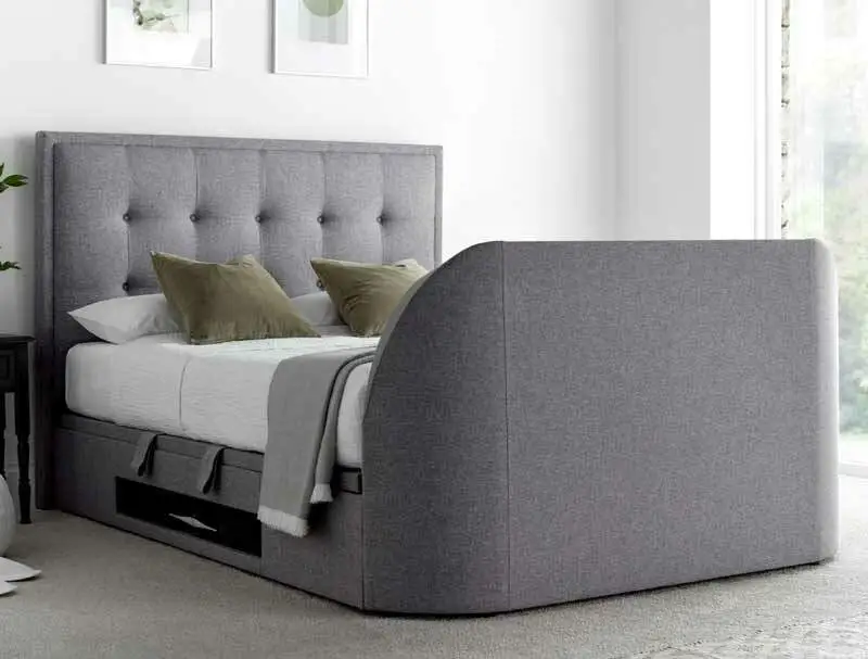 Kaydian Falstone Marbella Grey TV Ottoman Bed Frame
