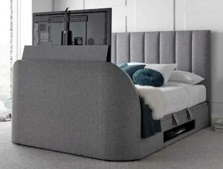 Kaydian Medburn Marbella Grey TV Ottoman Bed Frame