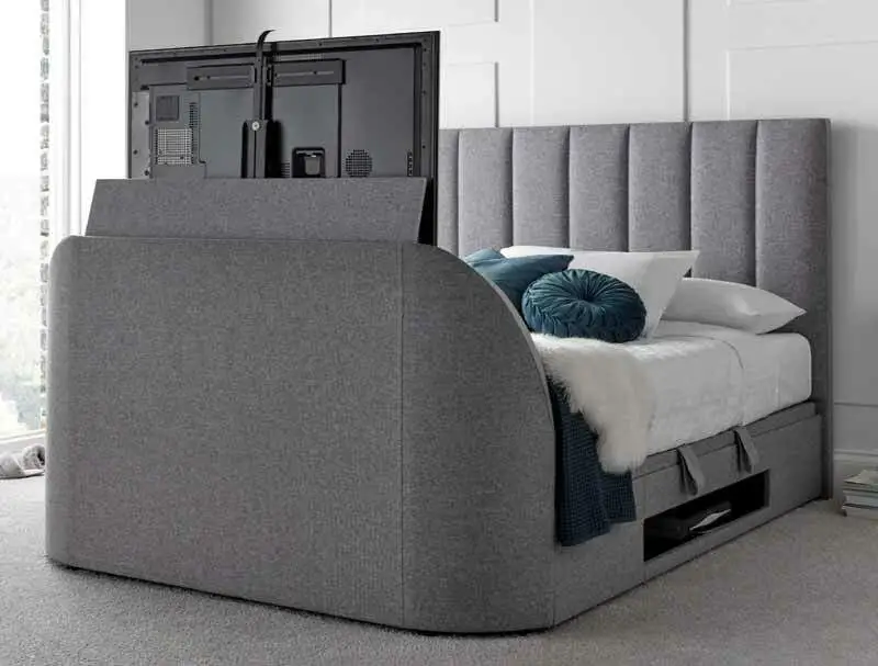 Kaydian Medburn Marbella Grey TV Ottoman Bed Frame