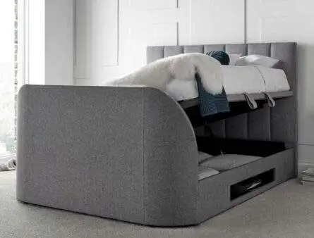 Kaydian Medburn Marbella Grey TV Ottoman Bed Frame