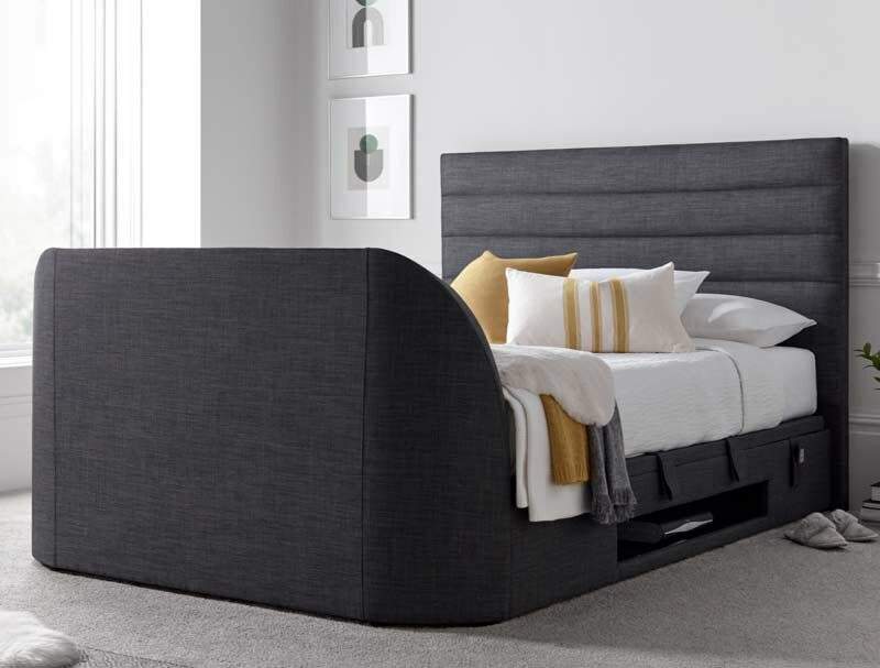 Kaydian Appleby Pendle Slate TV Ottoman Bed Frame