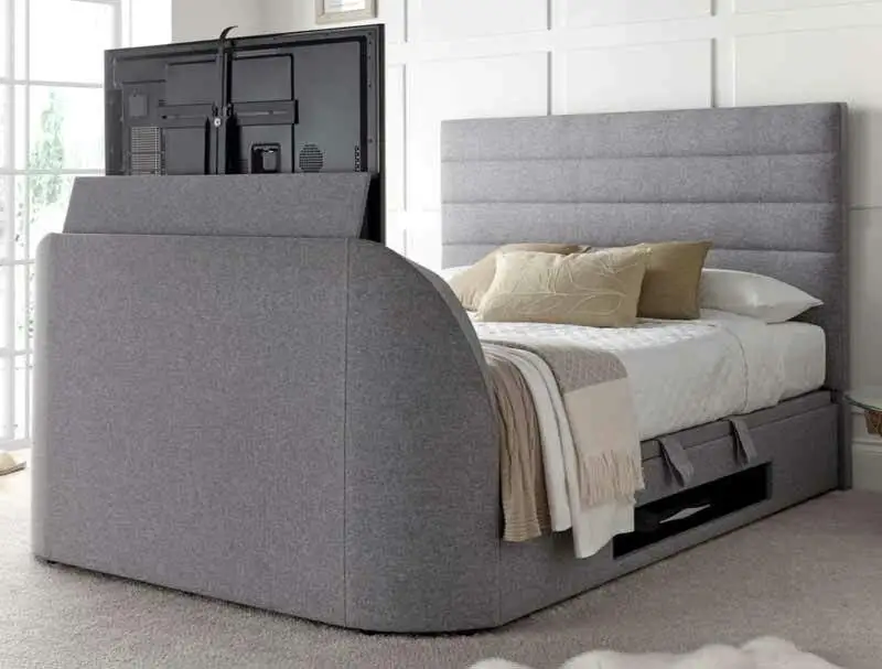 Kaydian Appleby Marbella Grey TV Ottoman Bed Frame