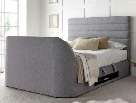 Kaydian Appleby Marbella Grey TV Ottoman Bed Frame