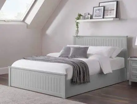 Julian Bowen Maine Dove Grey Ottoman Bed Frame