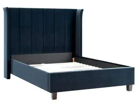 Best Price Beds Polar Navy Winged Bed Frame