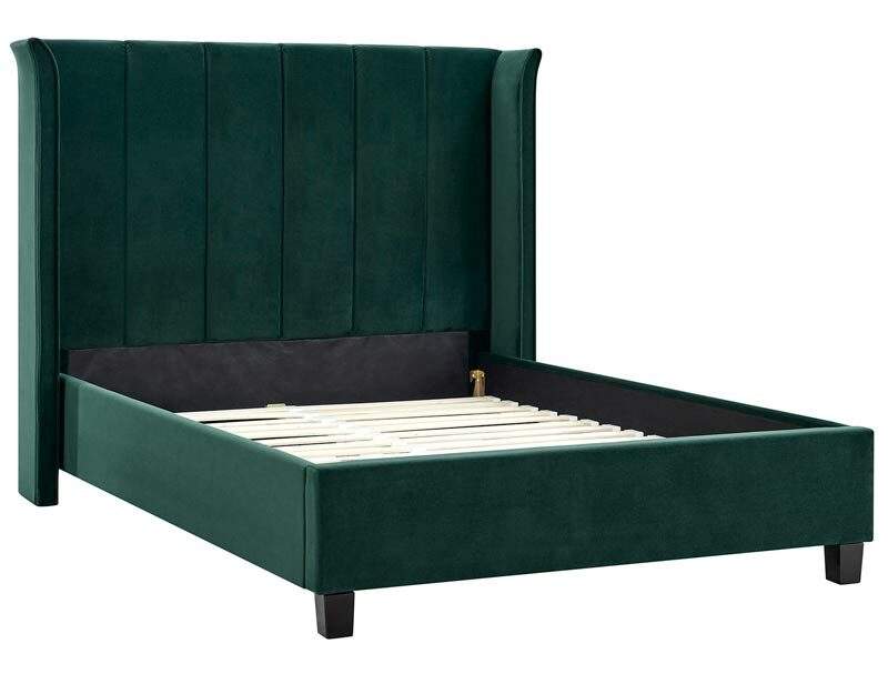 Best Price Beds Polar Emerald Winged Bed Frame