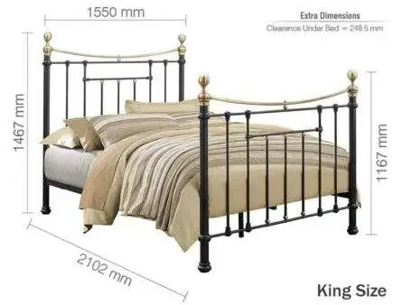 Birlea Bronte Metal Bed Frame