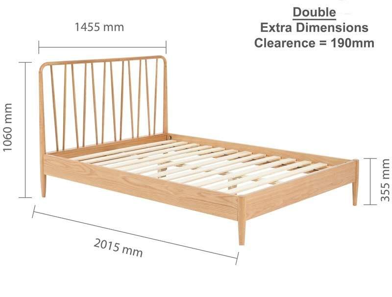 Birlea Jasper  Oak Bed Frame