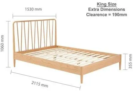 Birlea Jasper  Oak Bed Frame