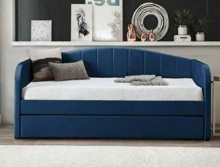 Flintshire Jasper Blue Colour Day Bed Frame