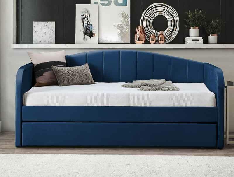 Flintshire Jasper Blue Colour Day Bed Frame