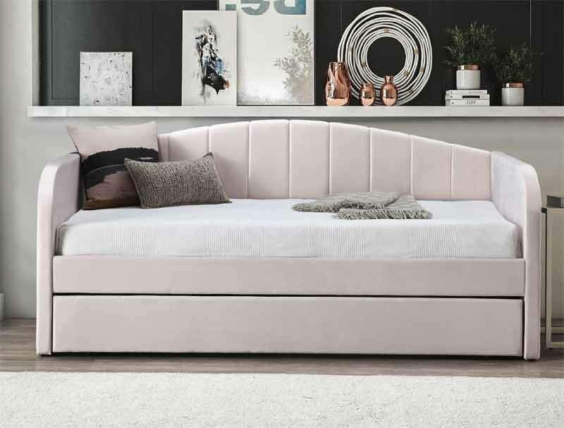 Flintshire Jasper Pink Colour Day Bed Frame