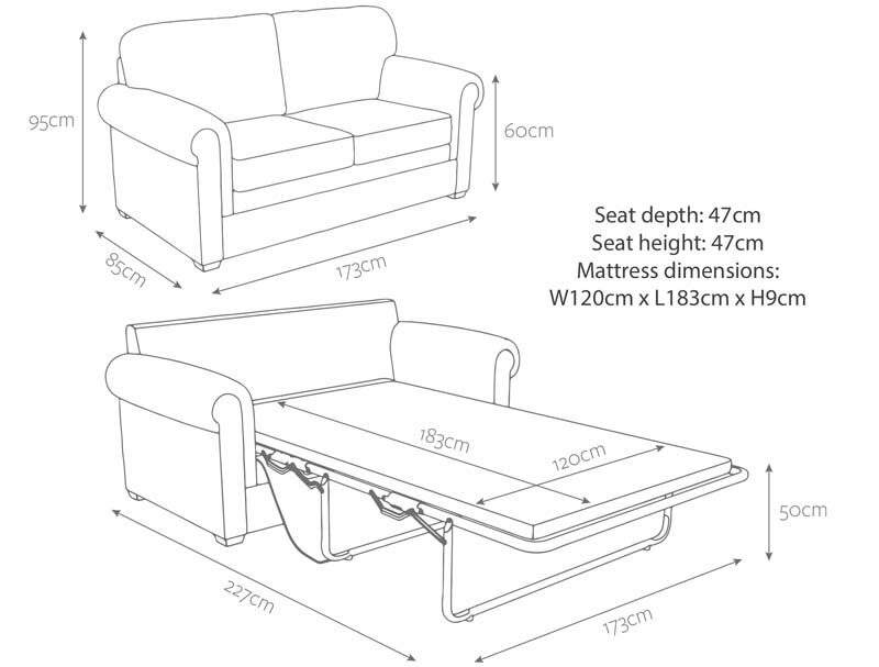 Jay-Be Heritage Sofa Bed With E-pocket Mattress