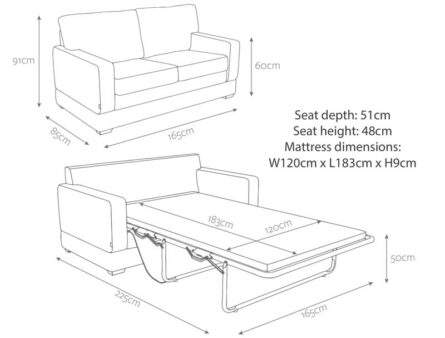 Jay-Be Urban Sofa Bed With E-pocket Mattress
