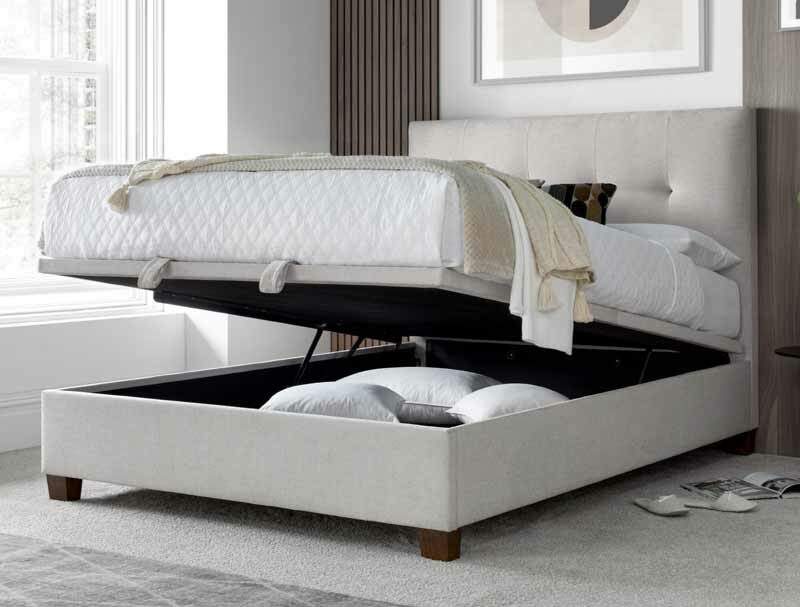 Kaydian Walkworth Maskat Clay Ottoman Bed Frame