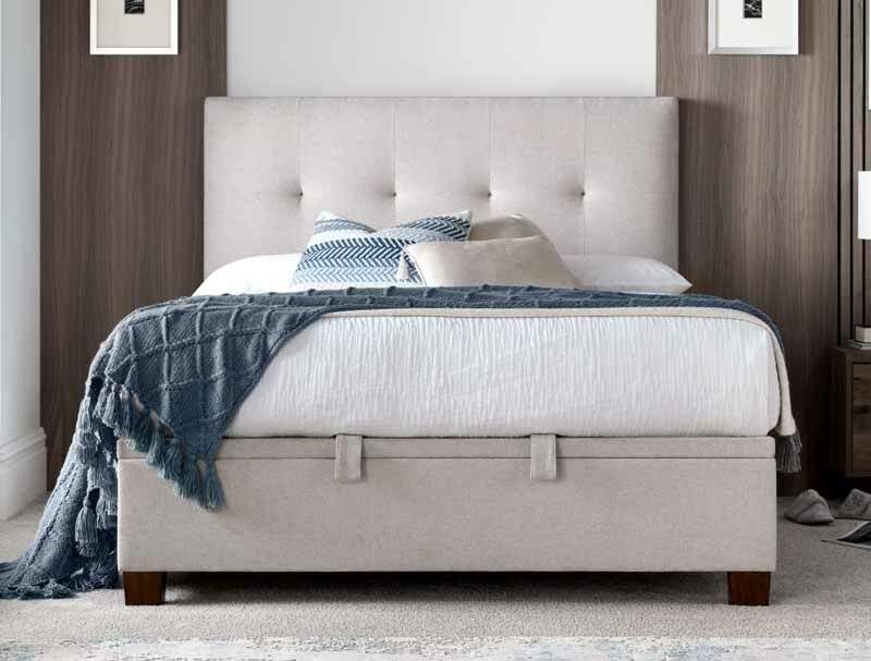 Kaydian Walkworth Maskat Clay Ottoman Bed Frame