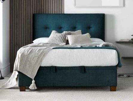 Kaydian Walkworth Deep Ocean Blue Ottoman Bed Frame